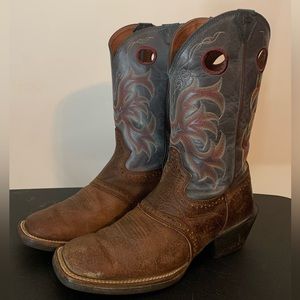 Justin Men’s Leather Western Cowboy Boots Sz 10 D ~ Used in Great Condition!